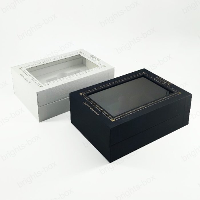 Premium Quality Luxury Rigid Paper Gift Perfume Boxes for Wholesale - Customizable with PVC Window