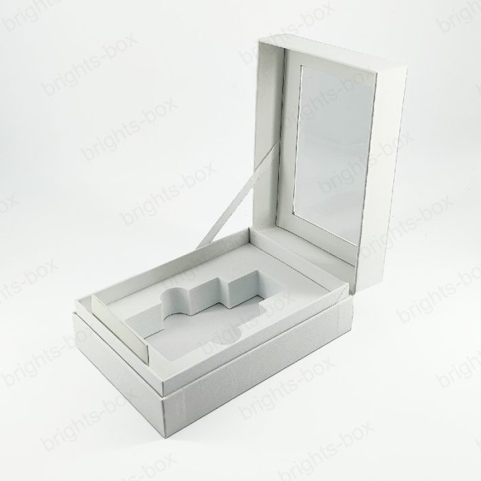Premium Quality Luxury Rigid Paper Gift Perfume Boxes for Wholesale - Customizable with PVC Window