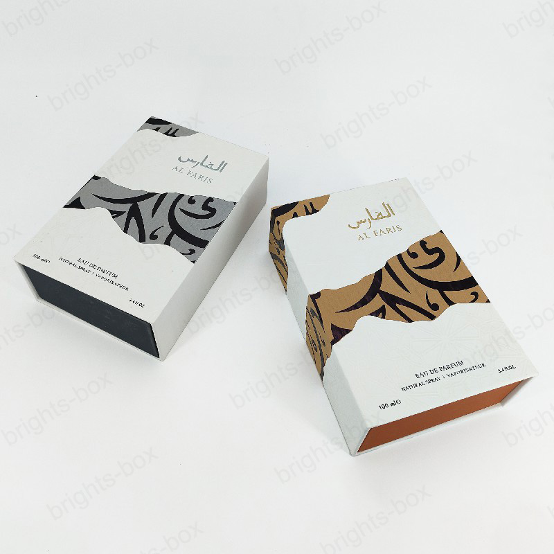 High-Quality Custom cardboard Special paper packaging gift luxury Rigid box For Perfume Oil