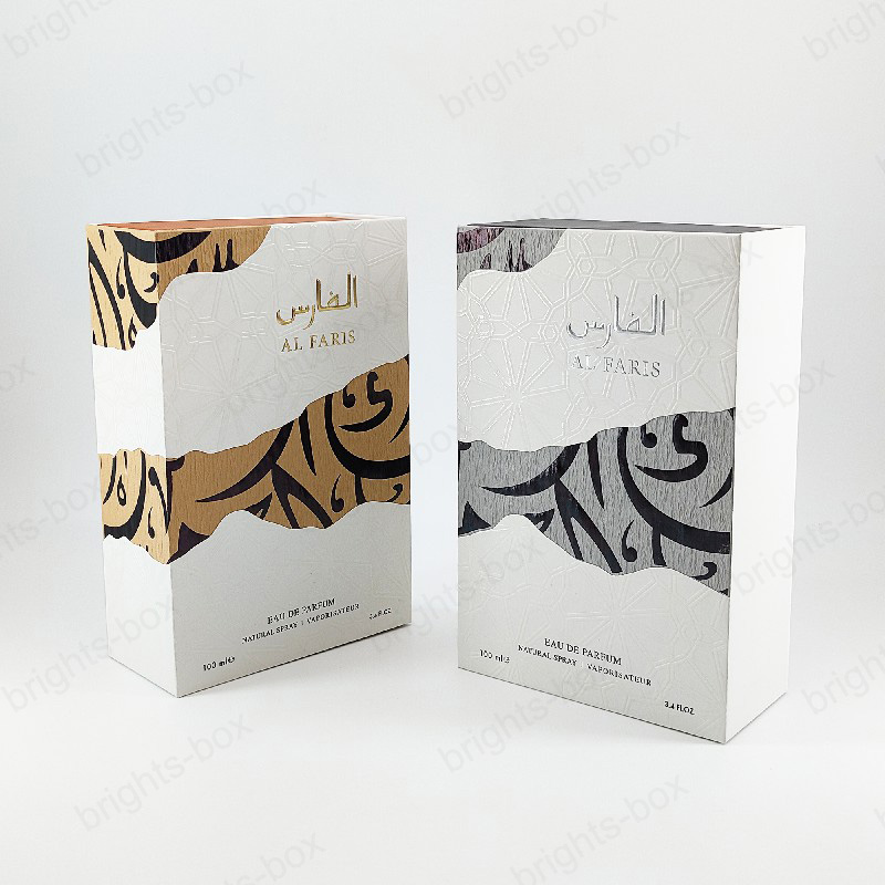 High-Quality Custom cardboard Special paper packaging gift luxury Rigid box For Perfume Oil