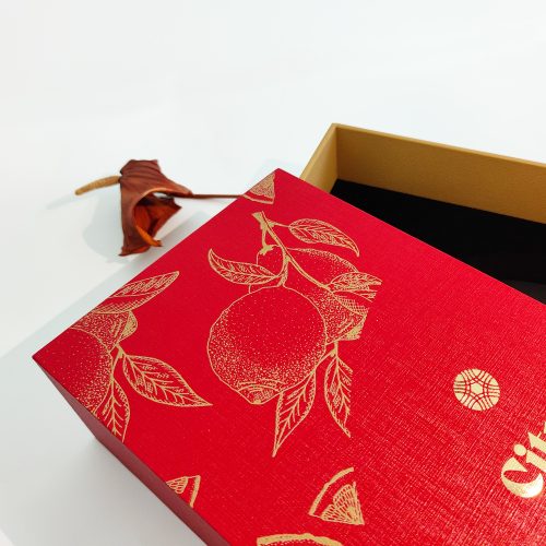 Fruit Style Perfume Fragrance Box with Magnetic Drawing Opening Paper Gift Box