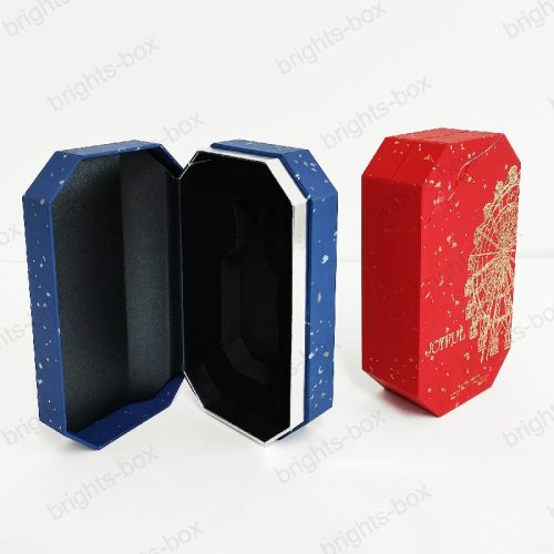 Wholesale Custom Rigid Octagonal Gift Box - High-End Cold Foil Stamping Packaging | Hangzhou Bright