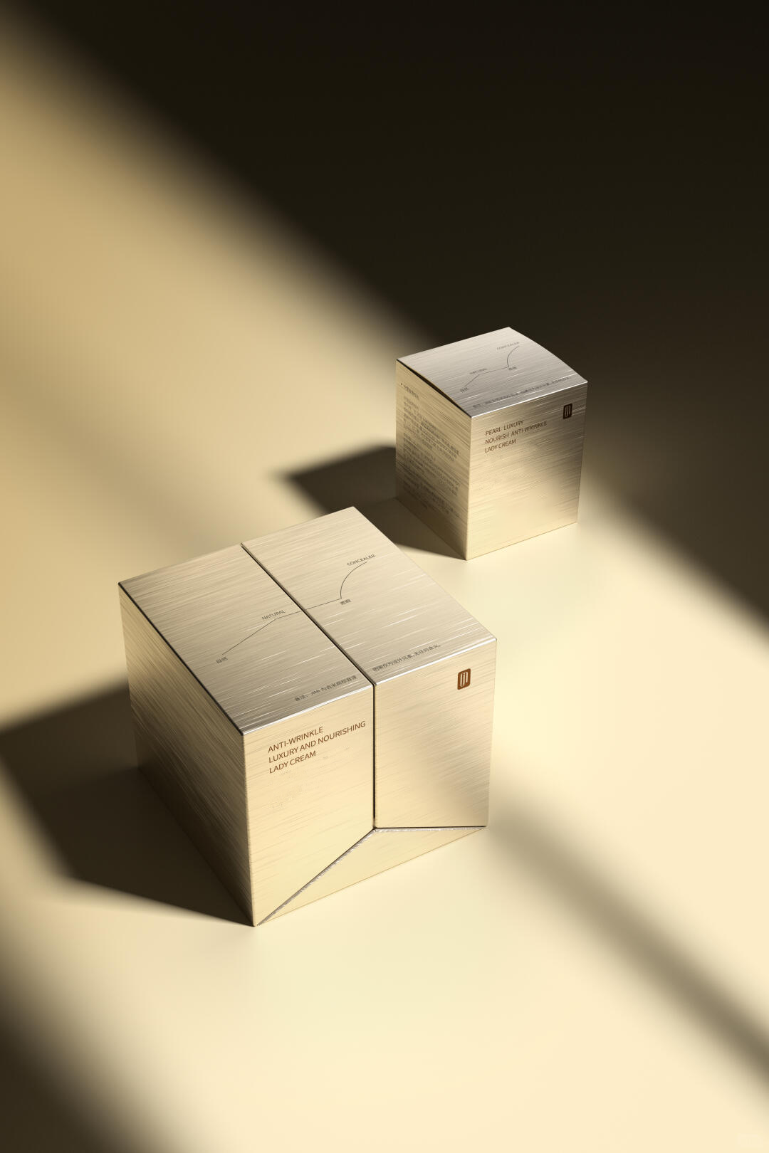 Luxury Double-Door Skincare Gift Set in Speciality Paper Packaging Box