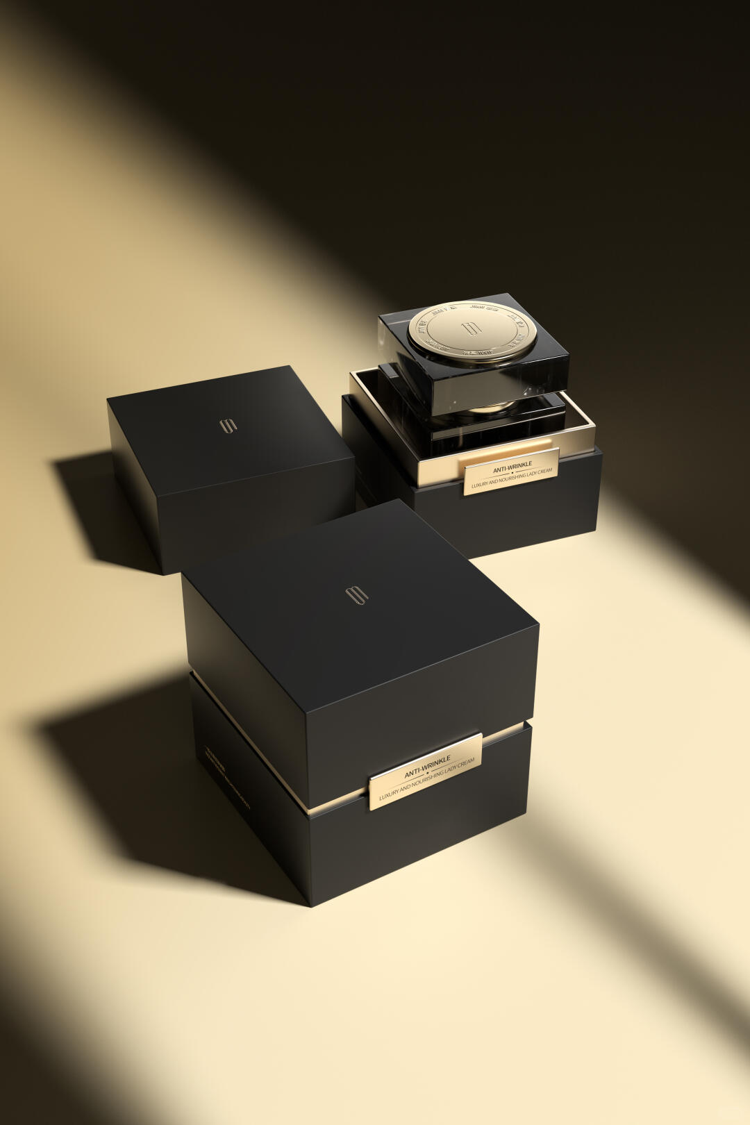 Luxury Double-Door Skincare Gift Set in Speciality Paper Packaging Box