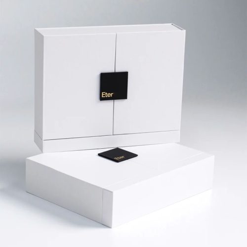 Wholesale Premium White Double Open Magnetic Rigid Gift Box Factory Custom Logo Luxury Cosmetic Jewelry Perfume Paper Packaging Box