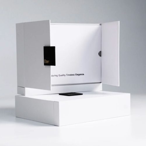 Wholesale Premium White Double Open Magnetic Rigid Gift Box Factory Custom Logo Luxury Cosmetic Jewelry Perfume Paper Packaging Box
