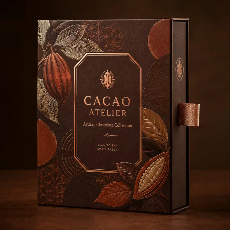 Custom High-Quality Chocolate Paper Packaging Luxury Eco-friendly food-grade Gift Boxes
