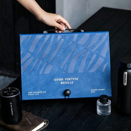 Custom Logo Luxury Eco-Friendly Corporate Gift Box | FSC Certified Recyclable Rigid Packaging Wholesale